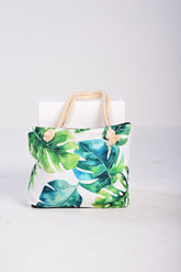 GREEN LEAF BEACH BAG